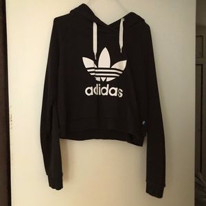 🖤 Adidas cropped hoodie